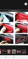 12 x 12 inches Red Sticker 3D Carbon Fiber 1 feet paper for laptops Mobiles Cars and bikes Red sticker paper mobile. 