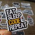 10 Pcs Programming Logo Text Stickers Pack for Laptop and Phone  DIY Stickers - JangoMango Store. 