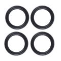 10 pcs Black Rubber  Seal O-rings Seals washers 16 x 11 x 2.5mm. 