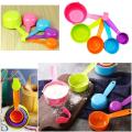 Multi-Color Set of 5 Large Size Measuring Spoon Set For Baking. 