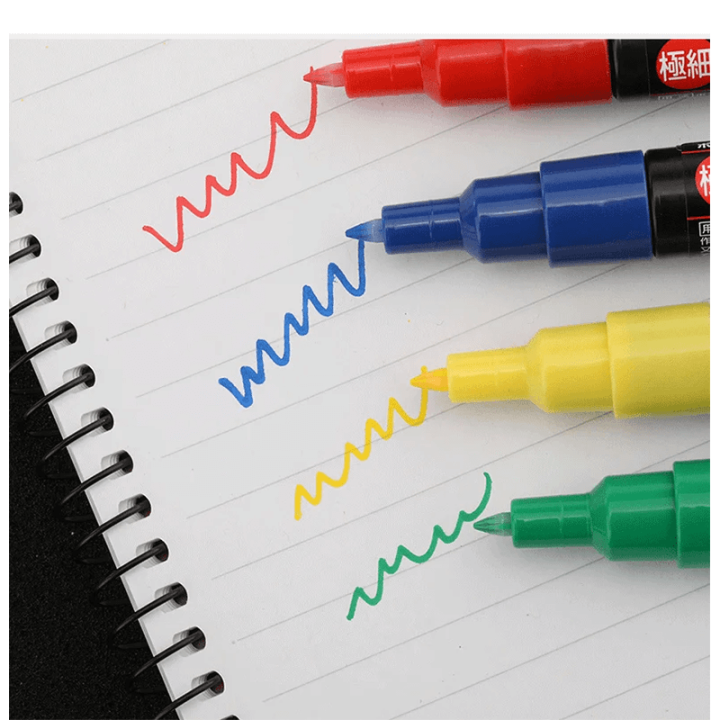 POSCA%20Acrylic%20Paint%20Markers%20Pen%20Set%20Pack%20of%208PCS%200.7mm%20-%20Image%203