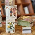 RHS Online 200PCS Mini Times Pictorial Series Basic Material Book Memo Pad Paper Mail Card Journal Planner Diary Crafts DIY Scrapbooking. 