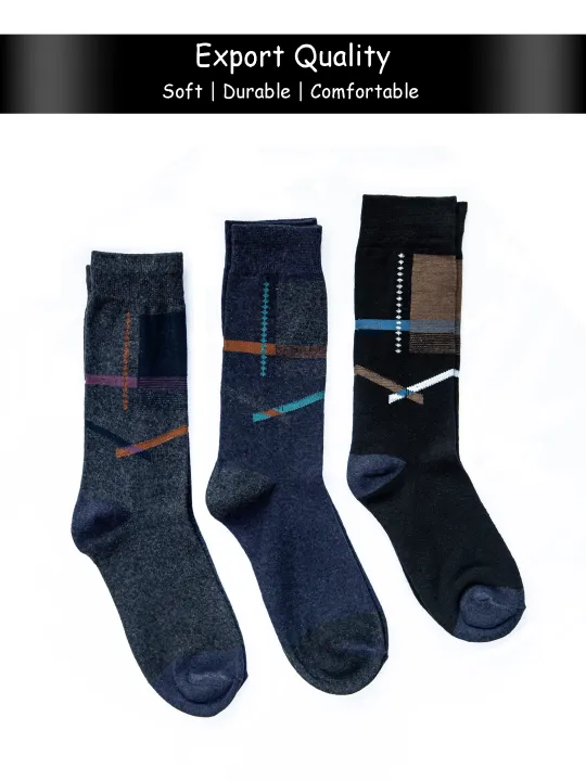 Pack%20Of%203%20Men%20Socks%20Casual/Formal%20In%20best%20Different%20Pattern%20/Design%20-%20Image%202