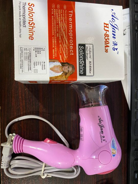 Salon Shine Hair Dryer - HJ-850A - Multicolour (1Pc) - 850w