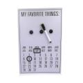 Magnetic Whiteboard Sheet, Magnetic Dry Erase Board - Thick Magnet Dry Erase Monthly Planner - with Fine Point Marker, Magnetic Board With Yearly Planner, Magnetic Whiteboard Sheet With Calendar. 