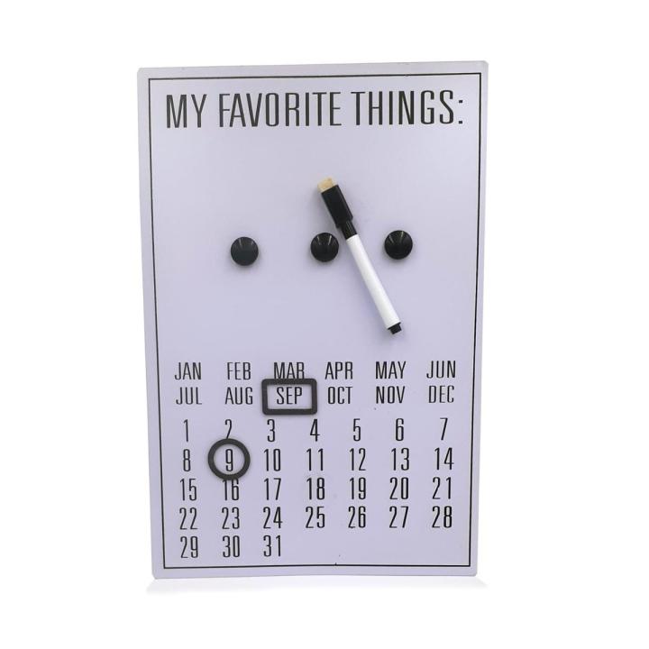 Magnetic Whiteboard Sheet, Magnetic Dry Erase Board - Thick Magnet Dry Erase Monthly Planner - with Fine Point Marker, Magnetic Board With Yearly Planner, Magnetic Whiteboard Sheet With Calendar