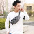 Crossbody Fanny Pack for Men Fashionable Fashion Waist Bag Purse, Belt Bag  Large Capacity Wear-resistant Hip Belt Cross body Business Messenger Bags.. 