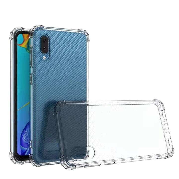 Samsung Galaxy A02 Soft Shockproof Jelly Case - Transparent Back Cover for Durable Protection