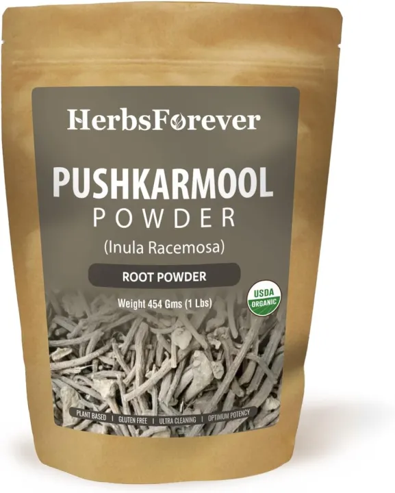 Pushkarmool Powder – Inula racemosa – Non GMO, Organic, Vegan – 454 GMS ...