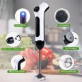 Cordless Hand Blender USB Rechargeable, 4-in-1 Immersion Hand Blender, Including 500ml Chopper,600ml Beaker and whisk. 