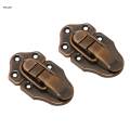 2X Toggle Latch Wooden Box Latch Clasp Clip for Jewelry Trinket Box Suitcase Red. 