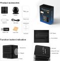 Mini IP Network Wireless Camera, Sports Camera, WiFi Camera Portable Home Security Cameras Covert Small IP Cam with App 1080P Night Vision Motion Detection Indoor Office. 