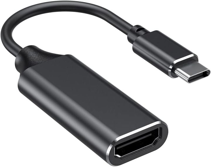 HOPLAZA USB C to HDMI Adapter, Type C to HDMI 4K Adapter (Thunderbolt 3 Compatible) for MacBook Pro 2018/2017, iPad Pro 2018, Samsung Note 9/S9, S10, Huawei Mate 20/P20 and More (Black) uk import