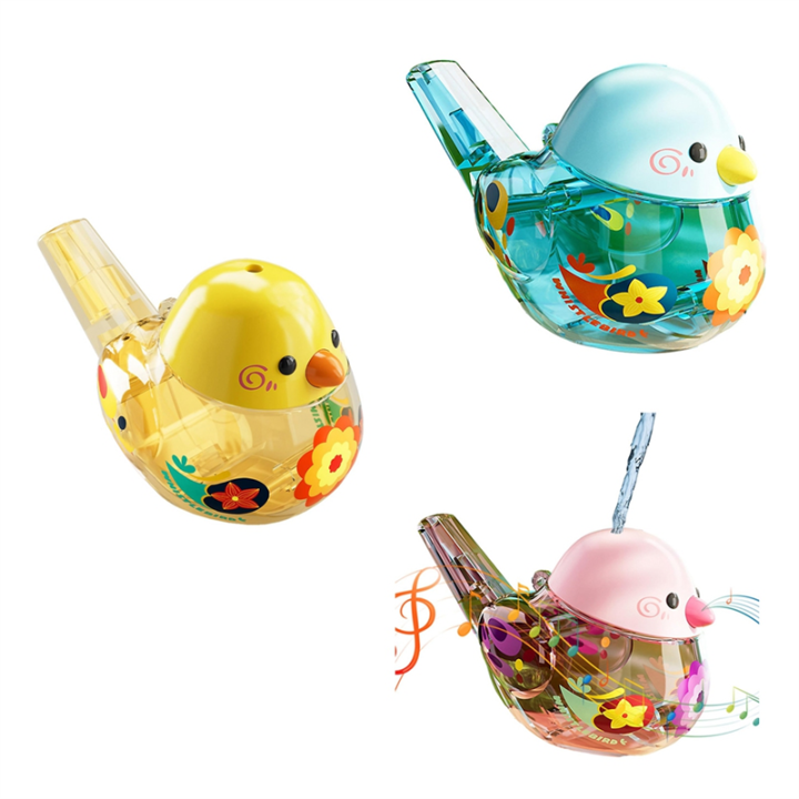 Waterfowl Whistle Warbler Whistle Bird Water Whistle with Lanyard, Children'S Bird Singing Waterfowl Whistle