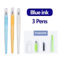 Luxury Fountain Pen Replacable Ink Set F 0.5 mm School office supplies Caligraphy pen for writing Cute Korean Stationery. 