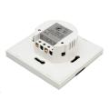 EU AC90-250V 10A Tempered Glass Smart Home Touch Sensor Switch Panel 1 Gang. 