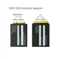 For A1425/A1398 Hard Disk Transfer Card Black Adapter Card M.2 Ngff Hard Drive to 2012 Version of for Pro 2 PCS Hard Disk Transfer Card. 