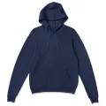 GROOVY Navy Blue Fleece Relax Fit Hoodie For Men. 