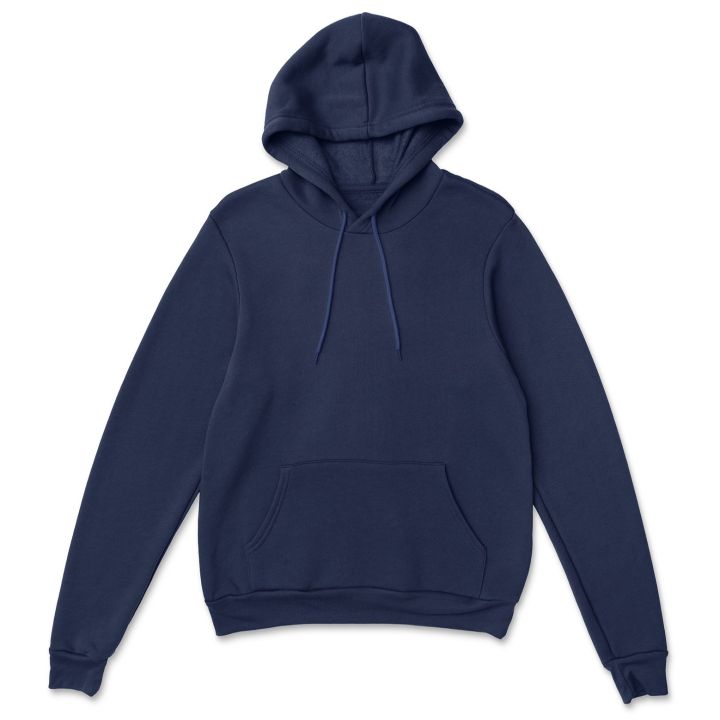 GROOVY%20Navy%20Blue%20Fleece%20Relax%20Fit%20Hoodie%20For%20Men%20-%20Image%202