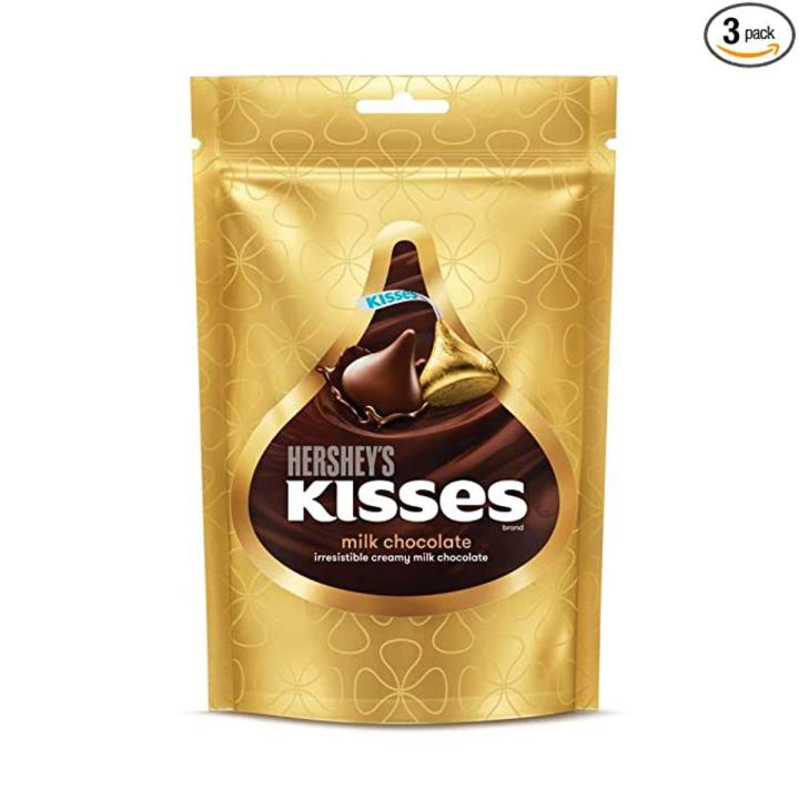 HERSHEY'S Kisses Milk Chocolate 100g 20 pieces (NEW PACKING)
