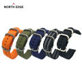 24mm Smart Watch Strap Nylon/Silicone Watchband For North EDGE Apache /Gavia 2 Smart Watch Outdoor Women Men Watch Band. 