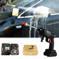 Portable Powerful High Pressure 48v Max Power Link System Cordless Wireless Car Wash Water Jet Foam Gun. 