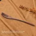 8 Pcs Wooden 9inch Japanese Spoon Fork Set Kitchen Wooden Cutlery Set. 