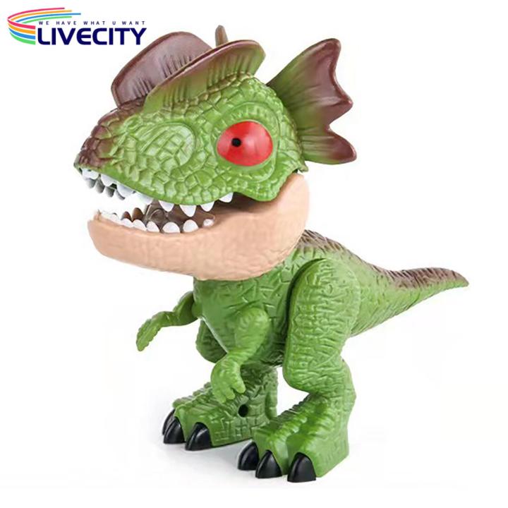 Dinosaur-themed Stationery Dinosaur Stationery Set 5-in-1 Pencil Sharpener Stapler Eraser Ruler Educational Gift for Kids Realistic Shapes Detachable Fall Resistant Flexible Limbs