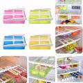 Storage Rack Fridge Freezer Food Storage Shelf Rack Kitchen Organizer - ( EI ). 