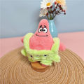 Cartoon SpongeBob SquarePants Carrier Transform into Fat Star Kids Playground Claw Machine Plush Toys Wholesale. 