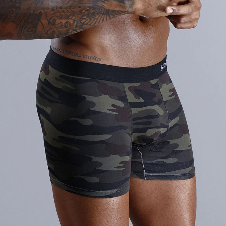 Men's Boxers Panties Cotton Sexy Boxershort For Mens Breathable Print Man Underwear Family Male Underpants Husband Boxer Shorts