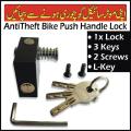 L KEY  Product Bike Security Lock Push lock. 