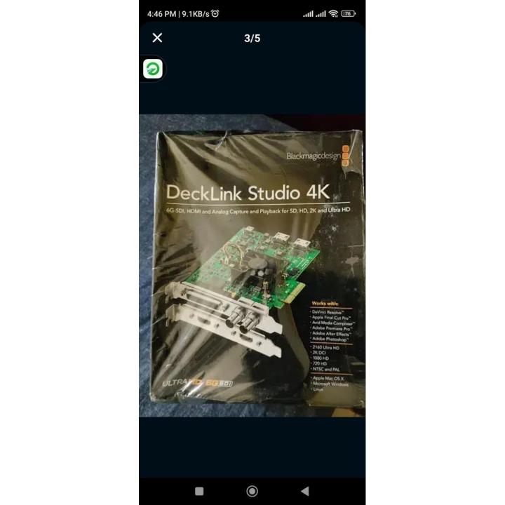 Blackmagic Design DeckLink Studio 4K Capture Card