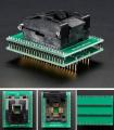 SMT Test Socket TQFP-44 Breakout adapter module. 