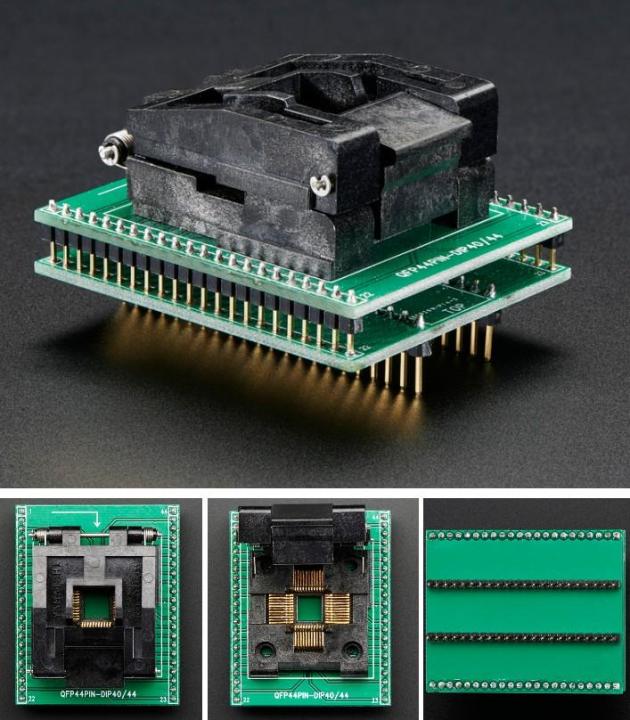 SMT Test Socket TQFP-44 Breakout adapter module