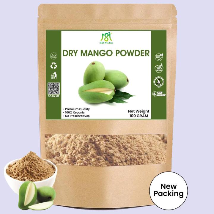 Dry Mango Powder  Aamchoor/ Amchoor Powder  Khatai Powder- 100 Grams
