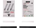 Vicloon Motion Sensor Cabinet Lights, 3 Pack LED Cupboard Lights, Auto On/Off LED Closet Light, Wireless USB Rechargeable Cabinet Night Light with Magnetic Strip for Wardrobe, Cabinet, Stairs [Energy Class A+++]. 