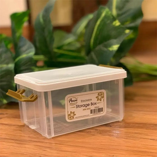 100% High Quality Aroni Storage Box Organizer Plastic Food Container Large Size 780ml in pakistan