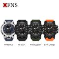 OFNS Outdoor Watches For Men G Style 50M Waterproof Clock Alarm reloj hombre Dual Display Wristwatch Quartz Military Watch Sport. 
