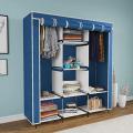 Fancy and Portable Foldable Almirah Wardrobe with 8 Shelves and 2 Long Shelves Clothes Organizer. 