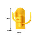 Keychain Hook Wall Mounted 3-hook Key Bag Hanger Kitchen Organizer. 