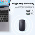 UGREEN Silent Wireless Mouse Adjustable 4000 DPI For MacBook Tablet Computer Laptop PC Mice 3cm Slim Quiet 2.4G Wireless Mouse. 