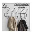 cloth hanging hooks- wall mounted cloth hanging stand-hooks. 
