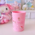 Anime Hello Kitty Mouthwash Cup Sanrio Kids Toothbrush Cup Cartoon Kawaii Plastic Washing Cup Cute Home Bathroom Supplies. 