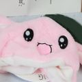 Cute Cartoon Rabbit Hat Moving Ears Jumping up Plush Bunny Hat Head Dress Beanie Kawaii Funny Bunny Hat Cap Birthday Gift. 