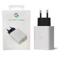 Google 30W USB-C Power Adapter Fast Charger EU/US/UK Quick Charging Travel Adapter  Original For Google Pixel 5 6 7 Pro 2 3 4 4A 5A 6A XL XXL Phone Quick Chargeur. 