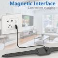 Smart Watch Charger Magnetic 4 Pin for Bluetooth Smart Watches GT88 G3 GT68 KW08 KW18 Y3 KW88 KW98 KW99 KW28 FS08 GV68 KW06 USB Charging Cable Replacement 2FT- Contact Pin Spacing 7.62mm. 