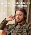 Edifier ES850NB Active Noise Cancelling Headphones, Over Ear Bluetooth Headset, 92H Playtime Wired & Wireless Hi-Res Audio Certified, Fast Charging Clear Calls for Home Office Travel | Edifier Headphones | Edifier Es850NB |. 