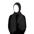 Crimps Hijab Scarf Pure colour Breathable Crimped Scarf For Womens Ready To Wear Hijab for All Seasons. 