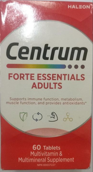 Centrum Men Forte Essentials Adults 60 Tablets